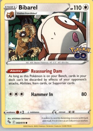Bibarel Pokemon GO 060/078