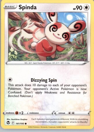 Spinda SWSH12: Silver Tempest 141/195