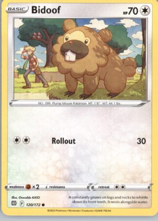 Bidoof SWSH09: Brilliant Stars 120/172