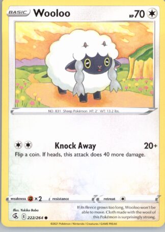 Wooloo (222) SWSH08: Fusion Strike 222/264 (Normal)