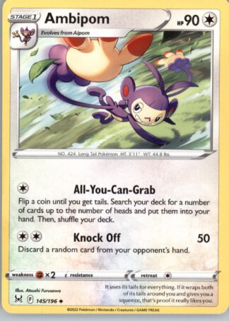 Ambipom SWSH11: Lost Origin 145/196