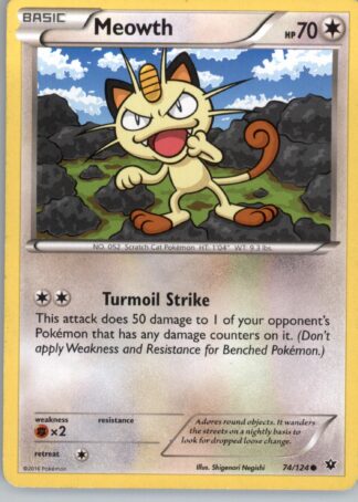 Meowth XY - Fates Collide 74/124