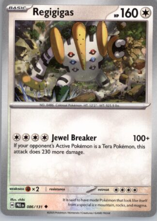 Regigigas SV: Prismatic Evolutions 086/131