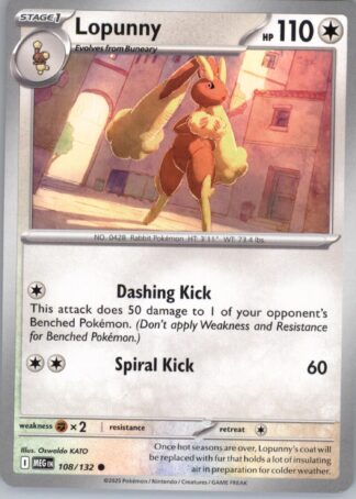 Lopunny ME01: Mega Evolution 108/132