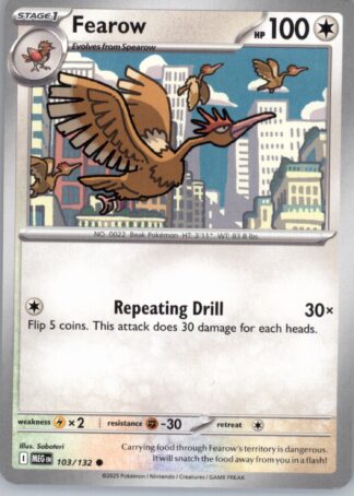 Fearow ME01: Mega Evolution 103/132