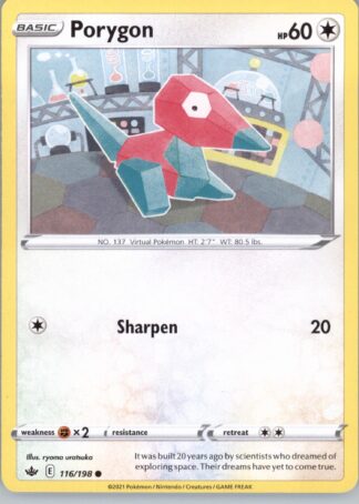 Porygon SWSH06: Chilling Reign 116/198