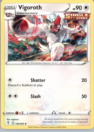 Vigoroth SWSH07: Evolving Skies 130/203