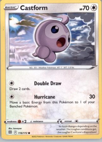 Castform SWSH09: Brilliant Stars 116/172