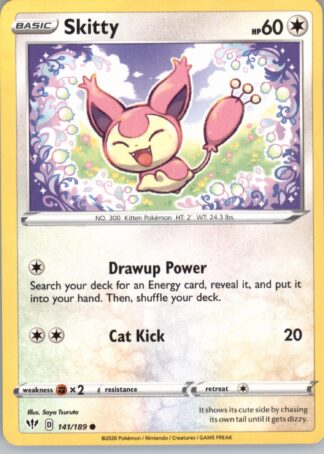 Skitty SWSH03: Darkness Ablaze 141/189
