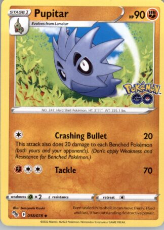 Pupitar Pokemon GO 038/078