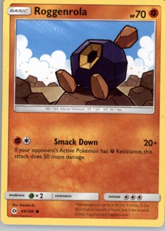 Roggenrola SM Base Set 69/149