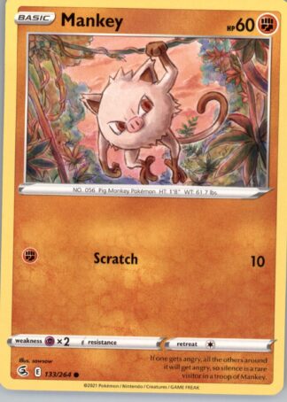 Mankey SWSH08: Fusion Strike 133/264