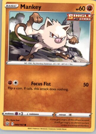 Mankey SWSH05: Battle Styles 066/163