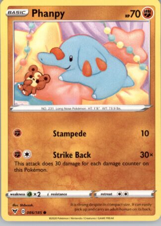 Phanpy SWSH04: Vivid Voltage 086/185