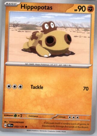 Hippopotas SV: Prismatic Evolutions 052/131