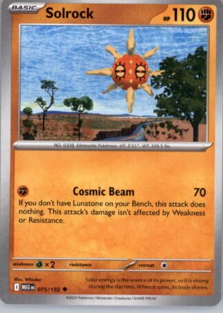 Solrock ME01: Mega Evolution 075/132