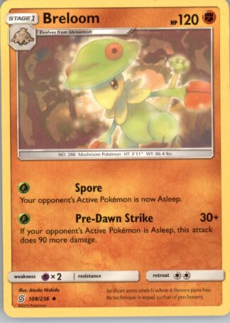Breloom SM - Unified Minds 108/236