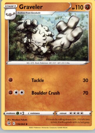 Graveler SWSH08: Fusion Strike 136/264 (Normal)