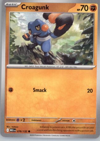 Croagunk ME01: Mega Evolution 078/132