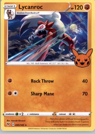 Lycanroc Trick or Trade BOOster Bundle 2023 095/185