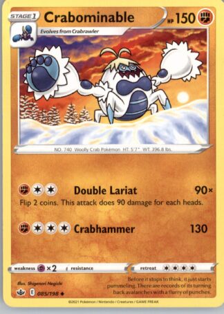 Crabominable SWSH06: Chilling Reign 085/198