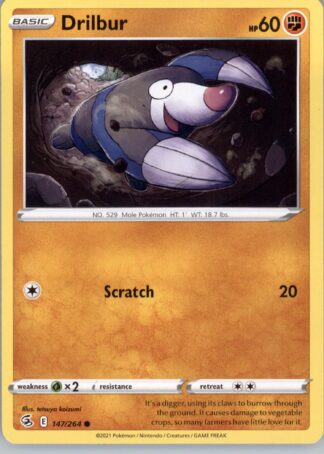 Drilbur SWSH08: Fusion Strike 147/264