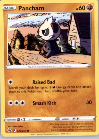 Pancham SWSH08: Fusion Strike 149/264
