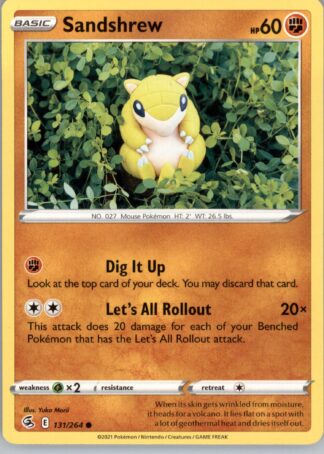 Sandshrew SWSH08: Fusion Strike 131/264