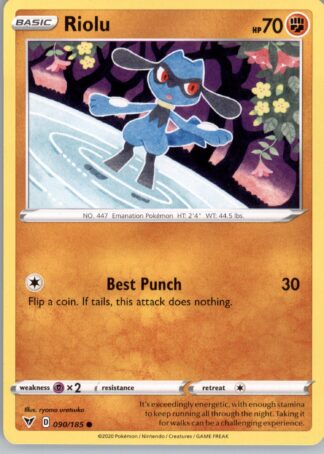 Riolu SWSH04: Vivid Voltage 090/185