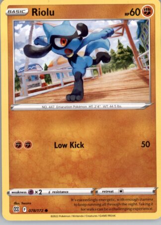 Riolu SWSH09: Brilliant Stars 078/172