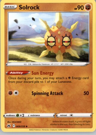 Solrock SWSH: Crown Zenith 069/159