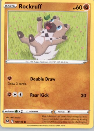 Rockruff SWSH11: Lost Origin 109/196 (Normal)
