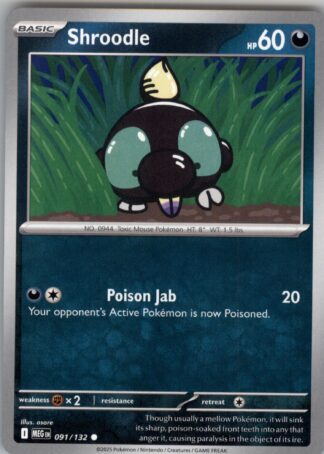 Shroodle ME01: Mega Evolution 091/132