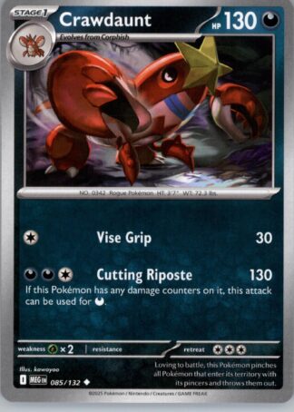 Crawdaunt ME01: Mega Evolution 085/132