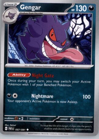 Gengar SV: Paldean Fates 057/091