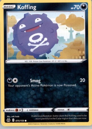 Koffing SWSH: Crown Zenith 075/159