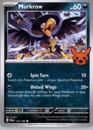 Murkrow Trick or Trade BOOster Bundle 2023 131/193