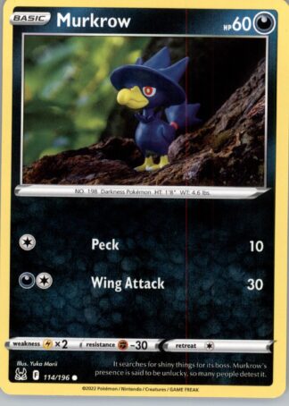 Murkrow SWSH11: Lost Origin 114/196