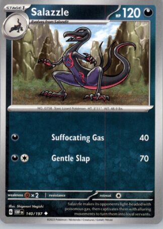 Salazzle SV03: Obsidian Flames 140/197