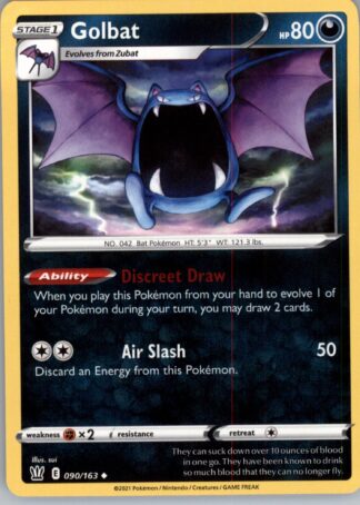 Golbat SWSH05: Battle Styles 090/163