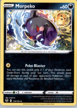 Morpeko SWSH12: Silver Tempest 116/195