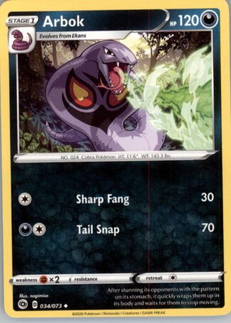 Arbok Champion's Path 34/73