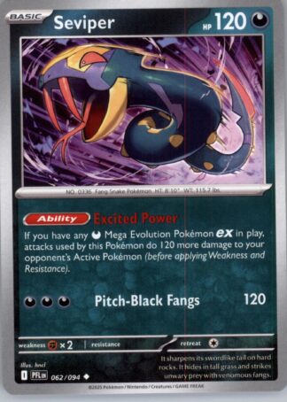 Seviper ME02: Phantasmal Flames 062/094