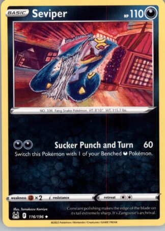 Seviper SWSH11: Lost Origin 116/196 (Normal)