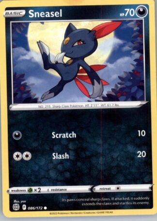 Sneasel SWSH09: Brilliant Stars 086/172