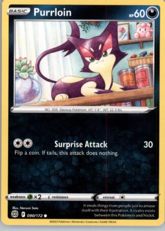 Purrloin SWSH09: Brilliant Stars 090/172