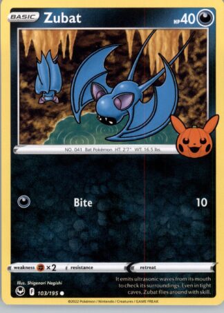 Zubat Trick or Trade BOOster Bundle 2023 103/195