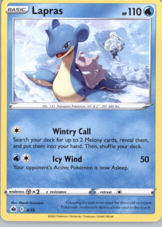 Lapras McDonald's Promos 2022 006/015