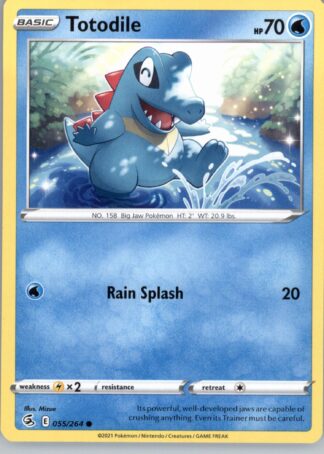 Totodile SWSH08: Fusion Strike 055/264