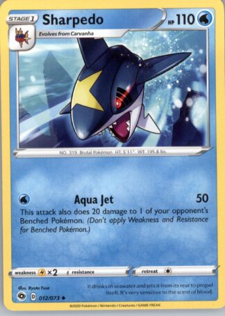 Sharpedo Champion's Path 12/73